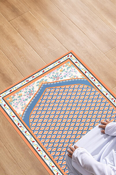 Napoli Home Digital Printed Non-Slip Base Washable Gift Dowry Prayer Mat Prayer Rug