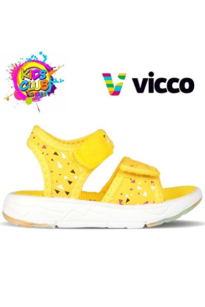 Kids Club Shoes Vicco Limbo III Ortopedsko Dete Sandale ŽUTO