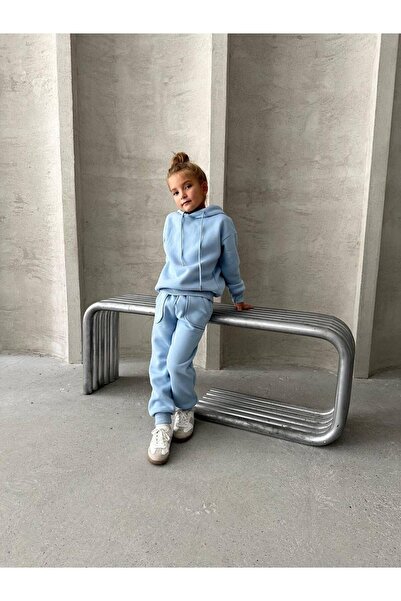 My Kids Wear Üç İplik Kapüşonlu Şardonlu Takım