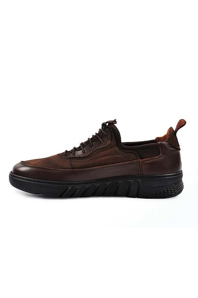 Kids Club Shoes James Franco 5791 - Ανδρικά παπούτσια από 100% γνήσιο δέρμα ΚΑΦΕ