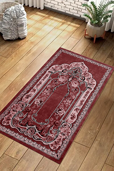 Napoli Home Digital Printed Non-Slip Base Washable Gift Dowry Prayer Mat Prayer Rug