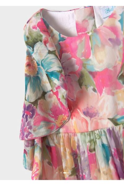 Abel & Lula Abel&lula kız çocuk şifon elbise 5048