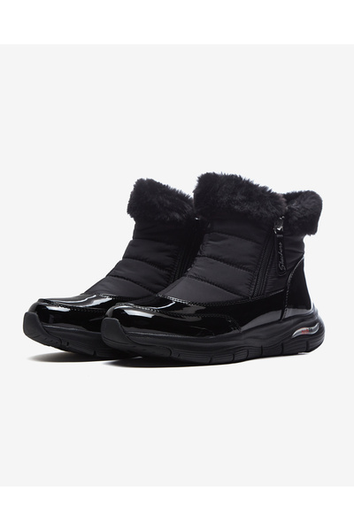 SKECHERS Arch Fit Smooth - Cool Puff Kadın Siyah Kar Botu 167252 Bbk