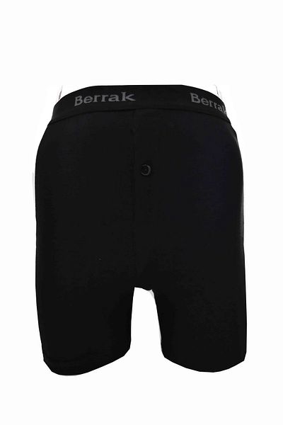 MYS GRUP TEKSTİL Ψηλόμεση Lycra Μαύρο Μπόξερ-Κοντό-Σλιπ Σετ 3 τεμαχίων - BERRAK / 1059