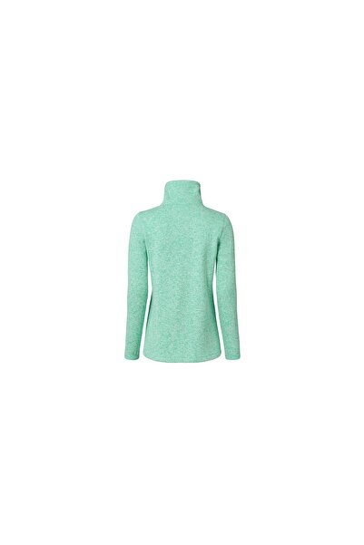 Tchibo Women Sport Fit Knitted Outdoor Fleece Jacket, Turquoise