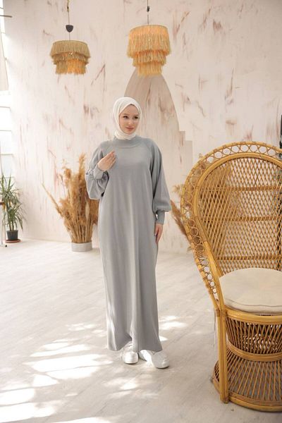Pamuk Butik Γυναικείο φόρεμα με μπαλόνι με λαιμόκοψη