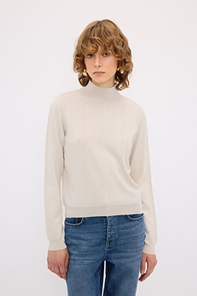 adL Sırt Detaylı Triko Kazak