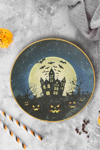 Keramika 26 cm Halloween Serving Plate - 22292