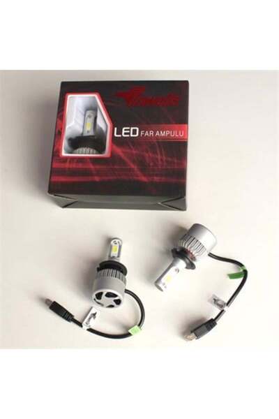 Inwells H4 Yeni Nesil Metal Turbo Led Xenon Ampul Seti 6000K