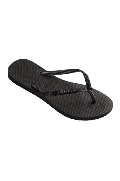 Havaianas Slim Glitter Black Slippers