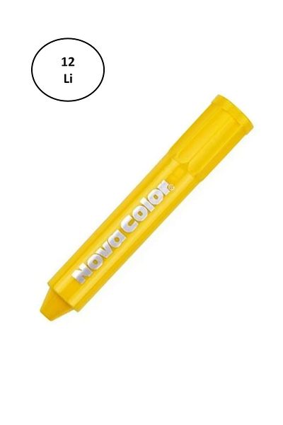 Rasanet Nova Color Face Paint Single Color Yellow 12 Pack