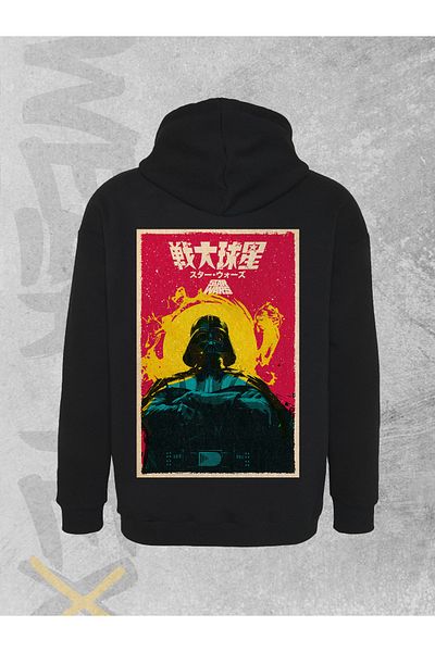 WEARTEX Unisex Star Wars Printed Hooded Sweatshirt