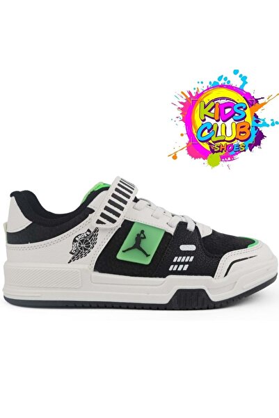 Kids Club Shoes Unisex Kids Sneakers - Cool King Jorans, Orthopedic Sole, Green