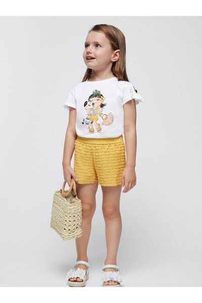 MAYORAL Mayorsl Girl's Set of 2 T-Shirt and Shorts - 3266