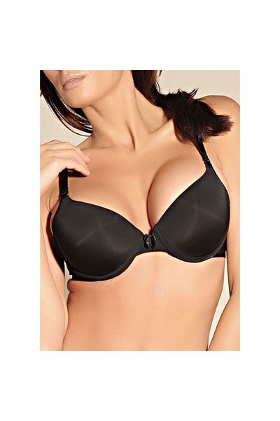 Magic Form 3563 Plain Fabric Multi-Padded Bra - Black