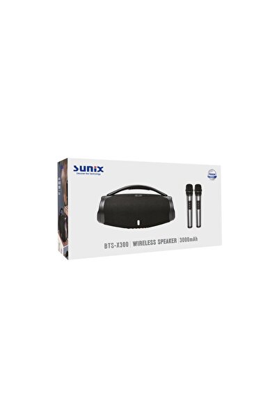 Sunix 40w 3000 Mah Çift Mikrofonlu Taşınabilir Bluetooth Hoparlör Bts-x300