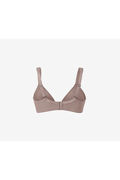 Tchibo Women Non Wire Padded Soft Cup Bra, Almond