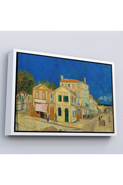 Oxyteez Vincent Willem Van Gogh cu cadru din lemn - Pictură de casă galbenă-7157