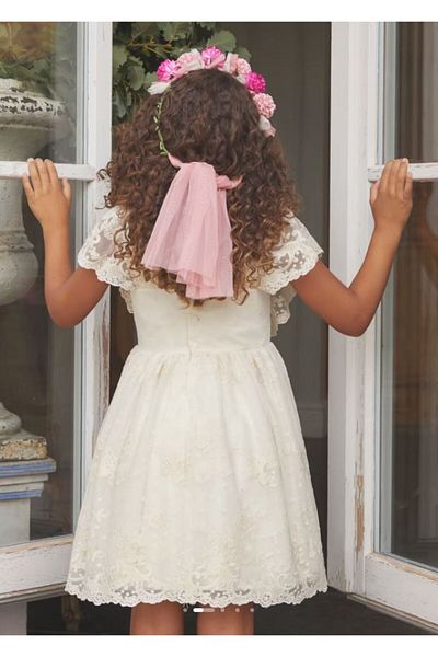 MAYORAL Abel & Lula Abel Lula Embroidered Dress for Girls 5043