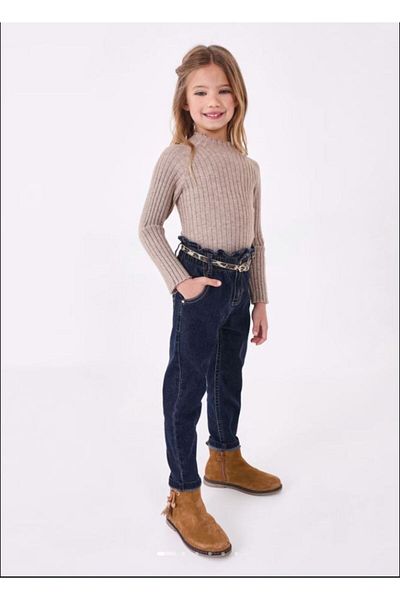 MAYORAL Girl's Denim Pants 4501