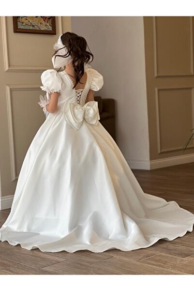 Kids Girl's Graduation, Special Day Gown Gloves