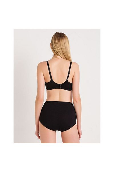 Magic Form 1783 Plain Fabric Large Size Push Up Bra - Black