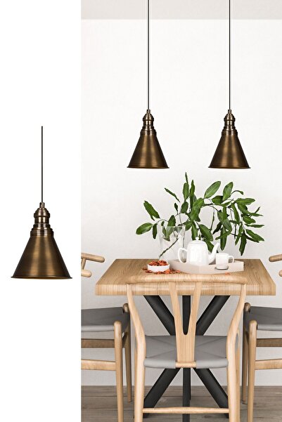 Bamyum Cole Eskitme Rengi Metal Sarkıt Avize Hol Lamba Rustik Vintage Iç Mekan Ofis Cafe Otel Butik