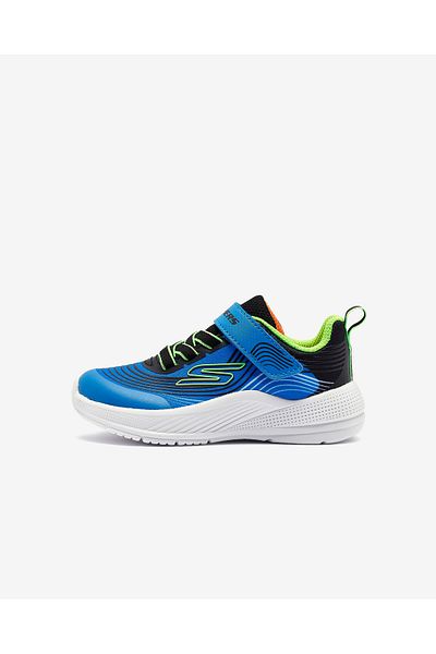SKECHERS ميكروسبك أدفانس 403926 n Bllm - حذاء رياضي أزرق للأولاد الصغار