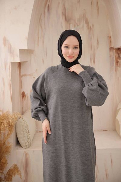 Pamuk Butik Γυναικείο φόρεμα με μπαλόνι με λαιμόκοψη