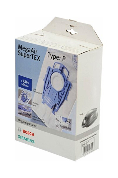 Marketto كيس غبار المكنسة الكهربائية سيمنز دايناباور Xxl 4 قطع (منتج محاصر)