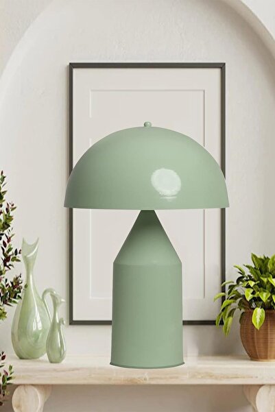 Bamyum Lipeo Mint Masa Lambası Çalışma Masası Okuma Lambası Komodin Abajur Ma...