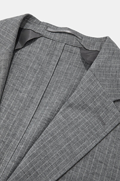 W Collection GRİ DÜĞMELİ TAKIM ELBİSE
