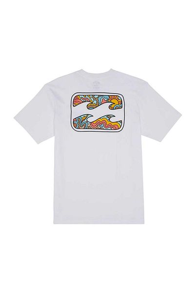 BİLLABONG Billabong Crayon Wave SS - Λευκό Παιδικό T-Shirt