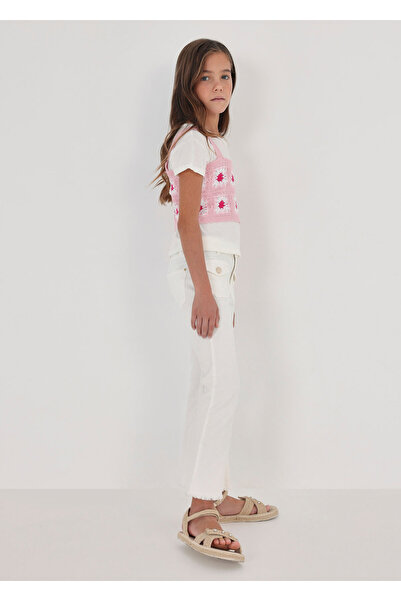 MAYORAL Female Child Summer T-Shirt Knitted Vest 2 Set 6066