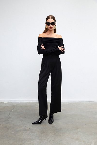 VATKALI Pleated High Waist Trousers