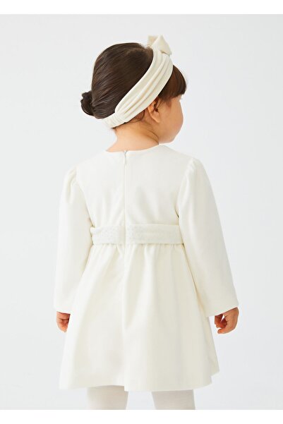 Abel & Lula Abel&lula kız bebek kadife elbise 5506