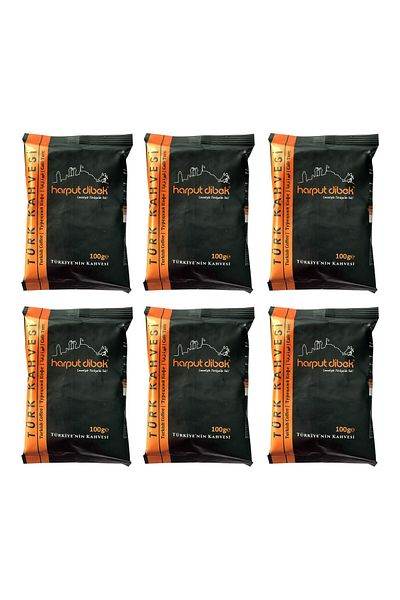 HARPUT DİBEK Harput Dibek Turkish Coffee 100 Gr X 6 Pieces