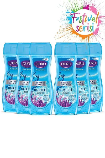 Duru Fresh Sensations Ocean Freshness Shower Gel 6 Pieces X 650 ml
