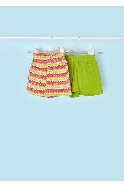 MAYORAL Green Girl's Shorts Set - 3257