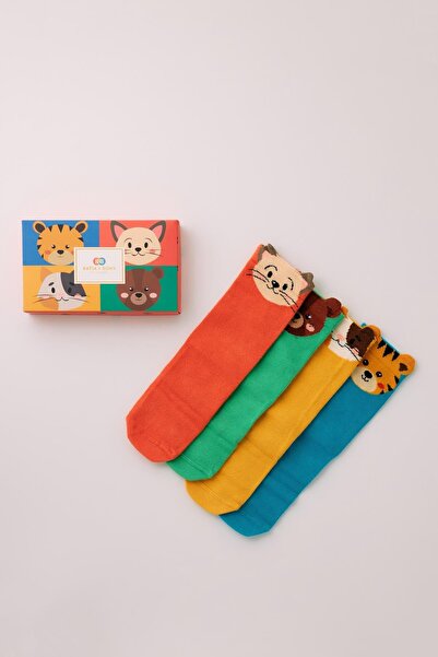 Katia&Bony Katia&Bony Cute Animal Box Children Socket Socks