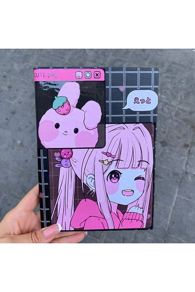 Köstebek Anime Elegant Png Girl Notebook