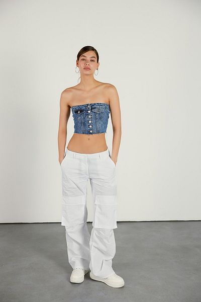 VATKALI Mid Waist Parachute Trousers