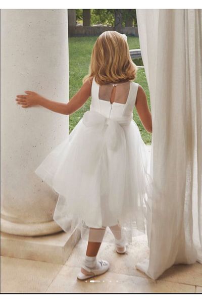 Abel & Lula Abel&lula girl's silvery tulle dress 5037