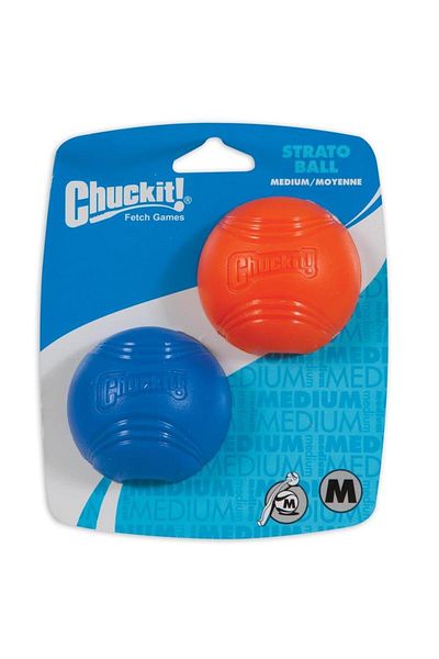 Chuckit Chuckt! Strato Ball - 2-Piece Medium Size Dog Play Ball