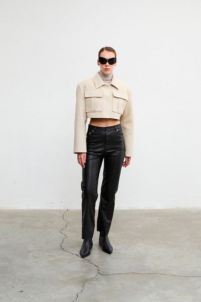VATKALI Gepolsterte Crop-Jacke