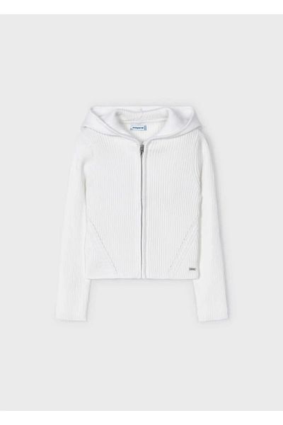 MAYORAL Girl's Hooded Knitwear Cardigan 3346