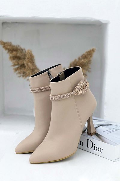 Kids Club Shoes Feles Knot Stone Κλασικές Γυναικείες Μπότες χαμηλού κοψίματος NUT