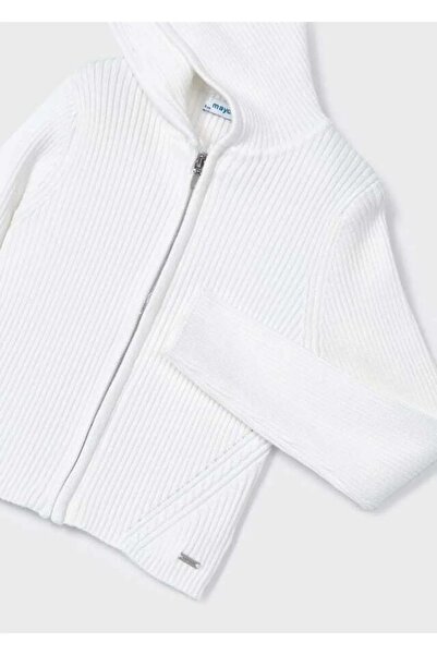 MAYORAL girl's knitwear cardigan with hood 3346