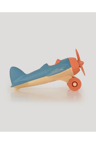 lets be child طائرة رفرفة باللون الأزرق والبيج