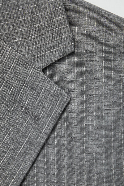 W Collection GRİ DÜĞMELİ TAKIM ELBİSE